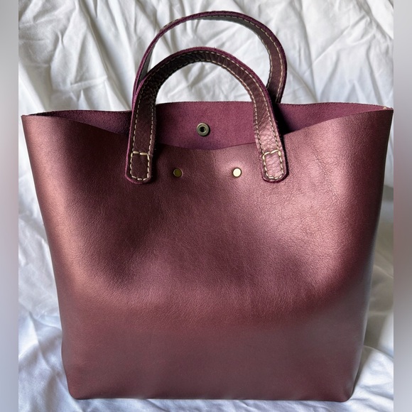 Unicorn Disco Color 🦄 Portland Leather Goods Mini Tote - Picture 2 of 7